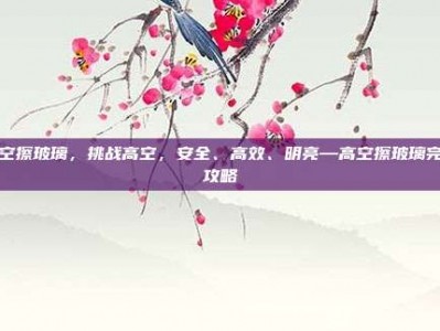 高空擦玻璃，挑战高空，安全、高效、明亮—高空擦玻璃完全攻略