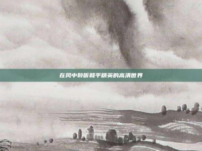 在风中聆听和平精英的高清世界