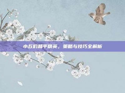 小丘们和平精英，策略与技巧全解析