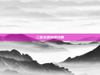 三国杀置换牌攻略