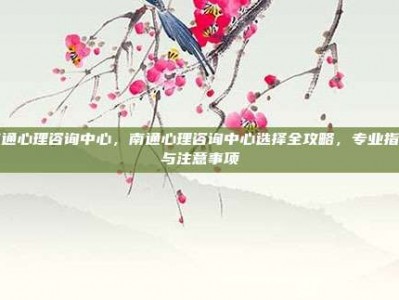 南通心理咨询中心，南通心理咨询中心选择全攻略，专业指南与注意事项