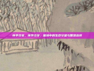 怀孕少女，怀孕少女，困境中的生命守望与智慧选择