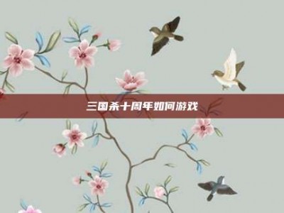三国杀十周年如何游戏