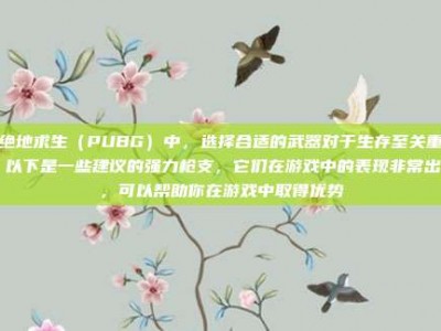 在绝地求生（PUBG）中，选择合适的武器对于生存至关重要。以下是一些建议的强力枪支，它们在游戏中的表现非常出色，可以帮助你在游戏中取得优势
