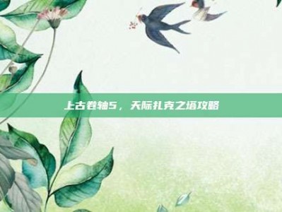上古卷轴5，天际扎克之塔攻略