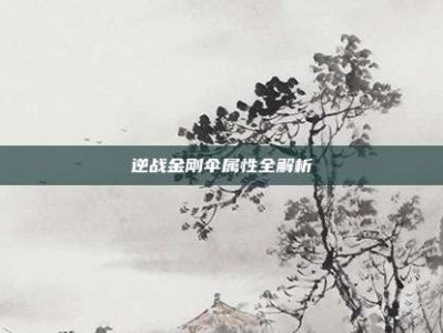 逆战金刚伞属性全解析