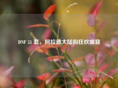 DNF 51 套，阿拉德大陆的狂欢盛宴
