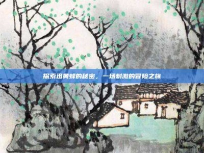 探索迅黄蜂的秘密，一场刺激的冒险之旅