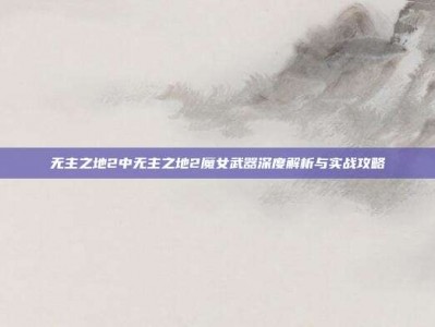 无主之地2中无主之地2魔女武器深度解析与实战攻略