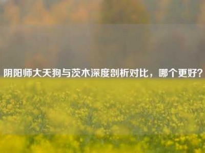 阴阳师大天狗与茨木深度剖析对比，哪个更好？
