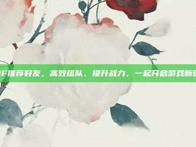 DNF推荐好友，高效组队、提升战力，一起开启游戏新征程