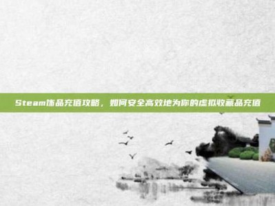 Steam饰品充值攻略，如何安全高效地为你的虚拟收藏品充值