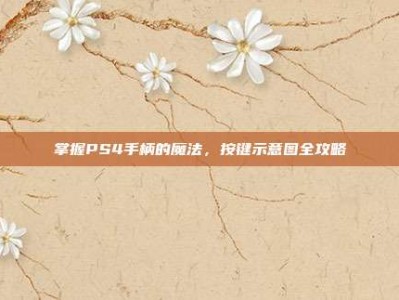 掌握PS4手柄的魔法，按键示意图全攻略