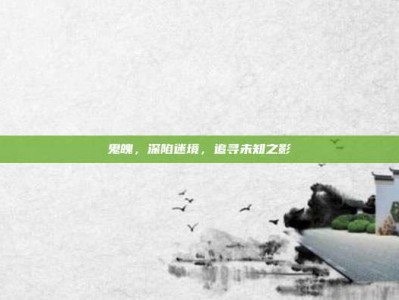 鬼魄，深陷迷境，追寻未知之影