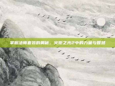 掌握法师套装的奥秘，火炬之光2中的力量与智慧