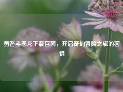 勇者斗恶龙下载官网，开启奇幻冒险之旅的密钥