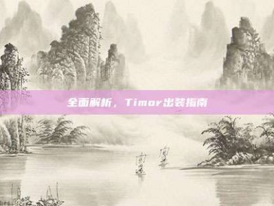全面解析，Timor出装指南