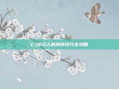 CSGO人机消掉技巧全攻略