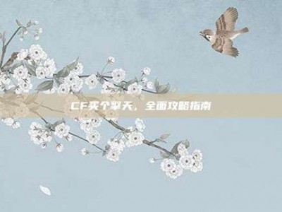 CF买个擎天，全面攻略指南