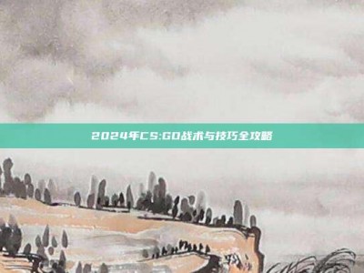 2024年CS:GO战术与技巧全攻略