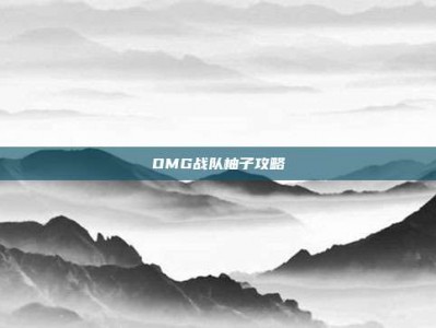 OMG战队柚子攻略