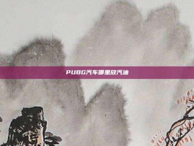PUBG汽车哪里放汽油