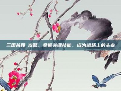 三国杀段珪攻略，掌握关键技能，成为战场上的主宰
