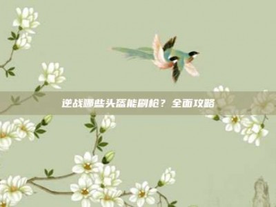 逆战哪些头盔能刷枪？全面攻略