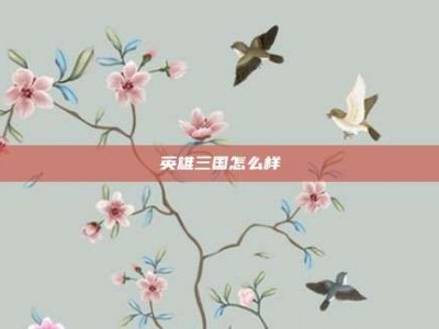 英雄三国怎么样