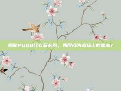 揭秘PUBG红衣军衣服，如何成为战场上的焦点？
