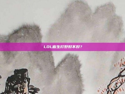 LOL盲生打野好不好？