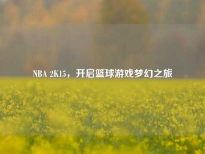 NBA 2K15，开启篮球游戏梦幻之旅