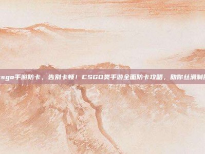 csgo手游防卡，告别卡顿！CSGO类手游全面防卡攻略，助你丝滑制胜
