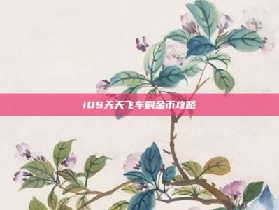 iOS天天飞车刷金币攻略