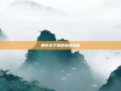 黄骅尖子顶邀请码攻略