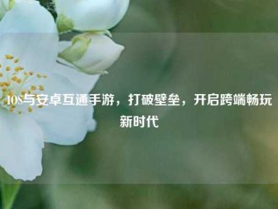 IOS与安卓互通手游，打破壁垒，开启跨端畅玩新时代