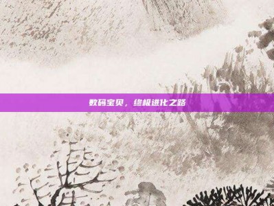 数码宝贝，终极进化之路