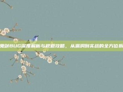 女鬼剑BUG深度解析与规避攻略，从漏洞到实战的全方位拆解