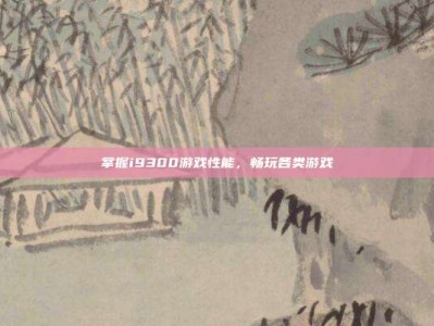 掌握i9300游戏性能，畅玩各类游戏