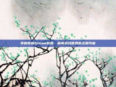 掌握育碧Steam权限，解锁游戏世界的无限可能