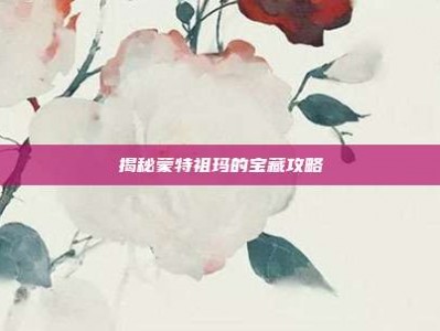 揭秘蒙特祖玛的宝藏攻略