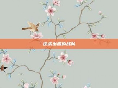 逆战出名的战队