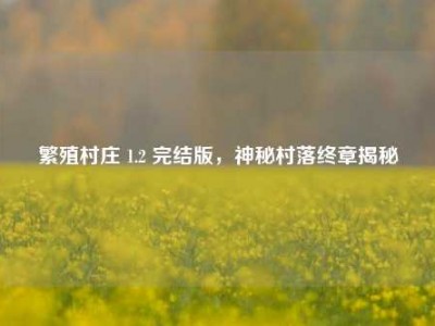 繁殖村庄 1.2 完结版，神秘村落终章揭秘