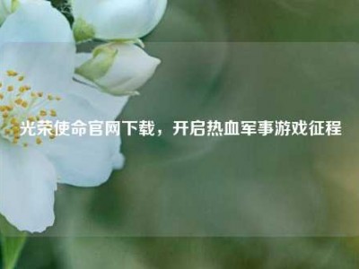 光荣使命官网下载，开启热血军事游戏征程