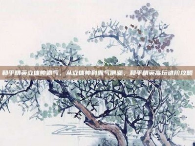 和平精英立体帅霸气，从立体帅到霸气侧漏，和平精英高玩进阶攻略