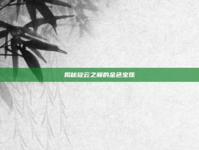 揭秘旋云之巅的金色宝珠
