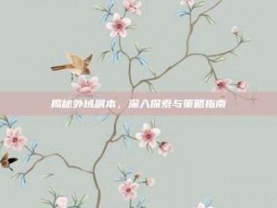 揭秘外域副本，深入探索与策略指南