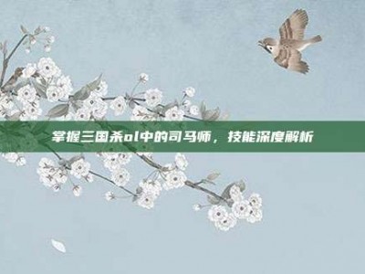 掌握三国杀ol中的司马师，技能深度解析