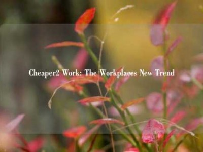 Cheaper2 Work: The Workplaces New Trend