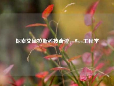 探索艾泽拉斯科技奇迹，Wow工程学